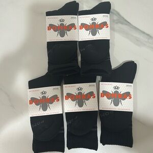 5 pairs Medium Bombas socks